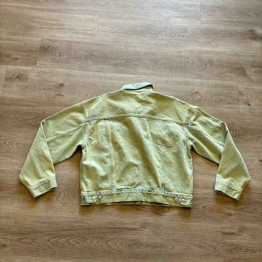 NWOT Madewell Oversized Denim Crop Trucker Jacket - Picture 10 of 11